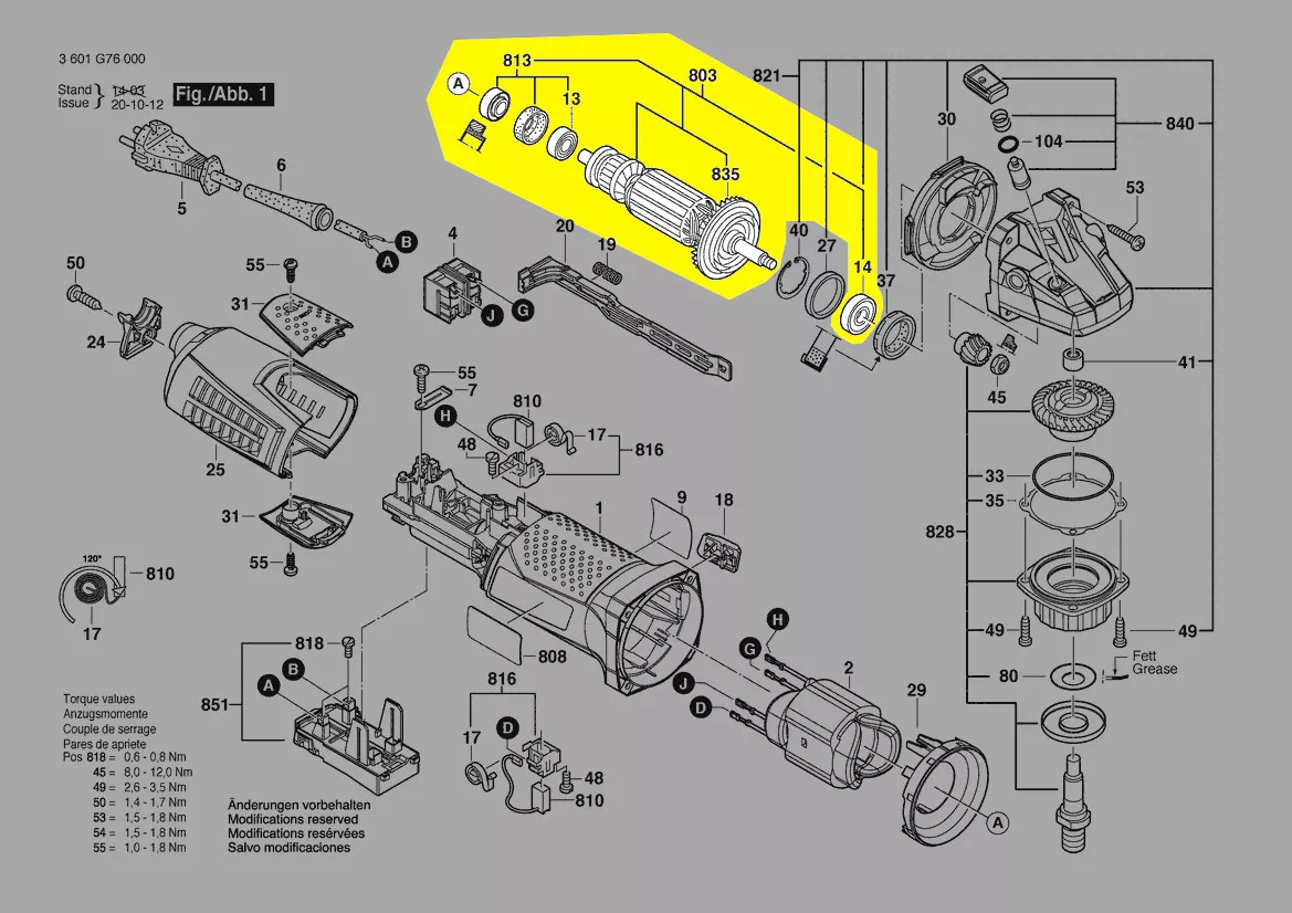 Induit réf. 3 607 031 750 Bosch